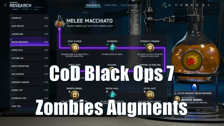 CoD Black Ops 7 Zombies Augments Guide Shared By IGGM: Research Progress, XP Requirements & Fastest Upgrade Methods